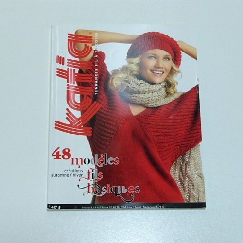 Catalogue tricot katia n°5 , 48 modèles fils basiques