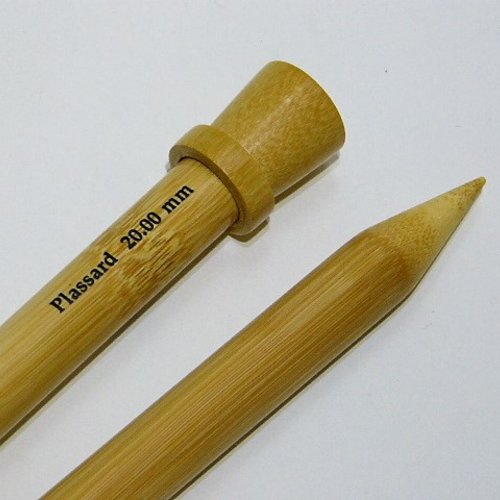 Aiguilles à tricoter bambou plassard n°20