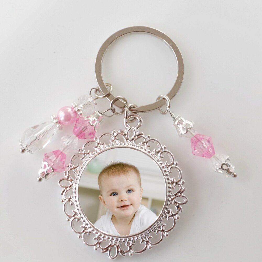 Ge cadeau personnalisé double nouveau grand-mère porte-clés bébé photo  bijoux photo personnalisé porte-clé cadeau pour maman - Un grand marché