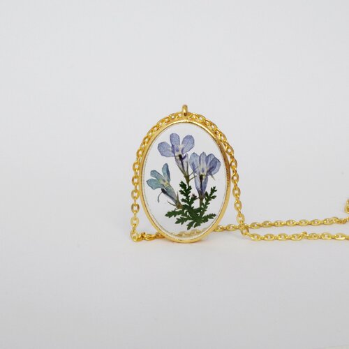 Collier terrarium, bijoux de vraie fleur, collier de fleurs séchées, cadeau de noël pour elle,