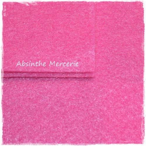 Feutrine Couleur Rose Bonbon 30 5x22 9cm Coupon A L Unite Un Grand Marche