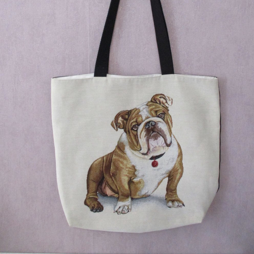 Sac motif "bull dog"