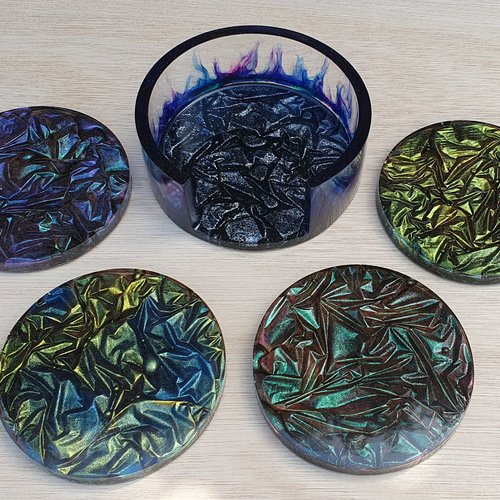 Sous verres résine