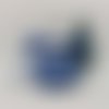 Boule de noël plastique de 6 cm prénom (bleu)