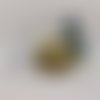 Boule de noël plastique de 6 cm prénom (boule or)