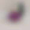 Boule de noël plastique de 6 cm prénom (violet)