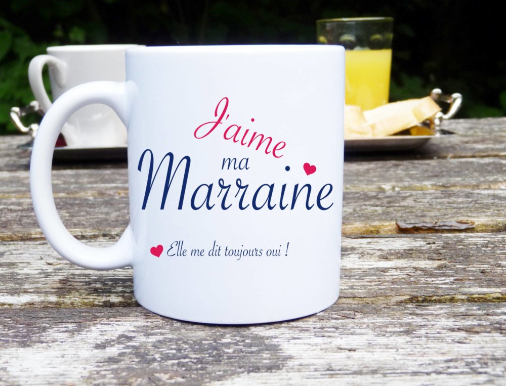 Mug Marraine + 3 sachets de Thé