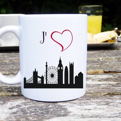 Mug à personnalisé, mug londres, mug london, mug original et personnalisable, cadeau , tasse céramique