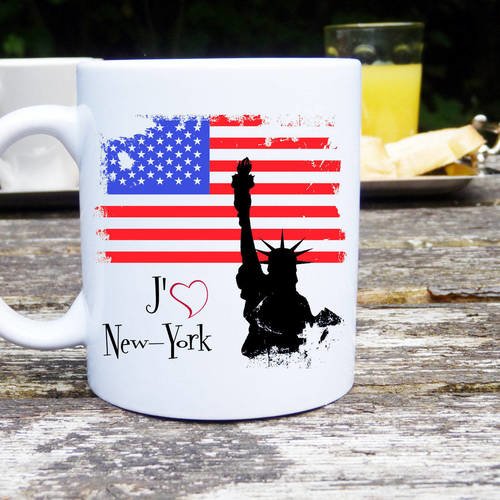 Mug new-york, mug classique, mug original et personnalisable, cadeau , tasse céramique