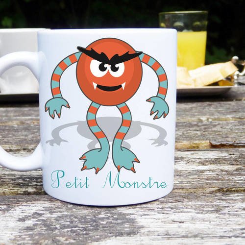 Mug à personnalisé, dans la série des petits monstres,  mug original et personnalisable, cadeau , tasse