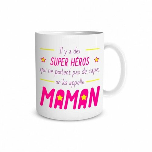 Mug personnalisé maman super-héros ! collection mug famille