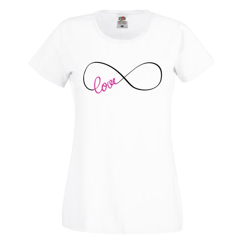 T-shirt femme humoristique love infinity ! cadeau amour infini