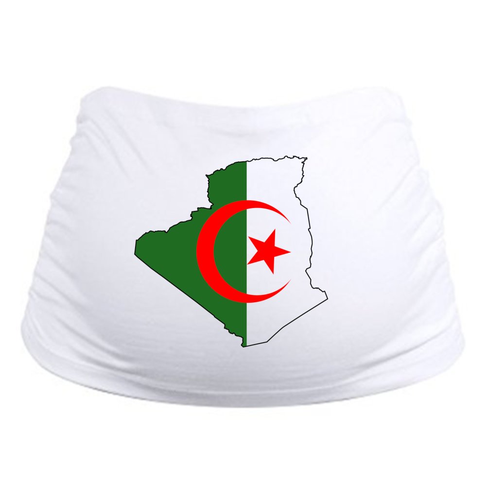 Masque en tissu coton aux couleurs de drapeau algerien