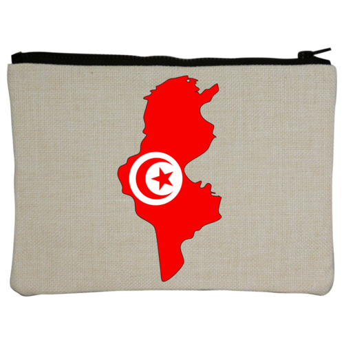 Jolie pochette tunisie ! idée cadeau drapeau