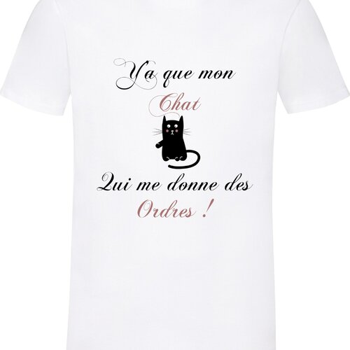 T-shirt homme humoristique chat ! idée cadeau pour les fans de chat !