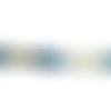 Fil dmc n°3809, mouliné spécial, échevette de coton bleu, à broder . 