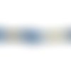 Fil dmc n°3760, mouliné spécial, échevette de coton bleu, à broder . 