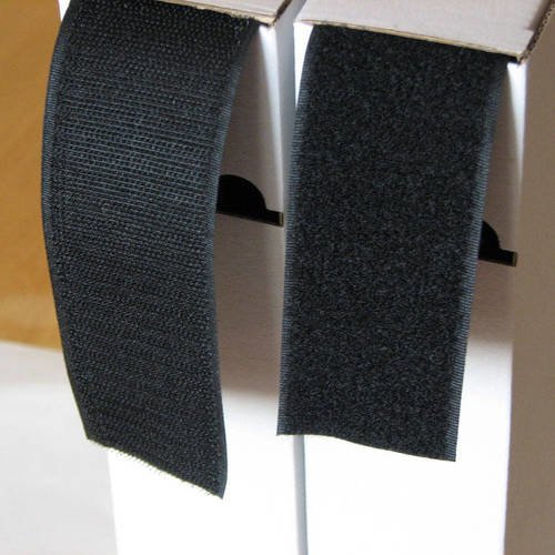 Ruban Velcro Coudre Tissu Couleur Noir Velcro Mâle-Hook