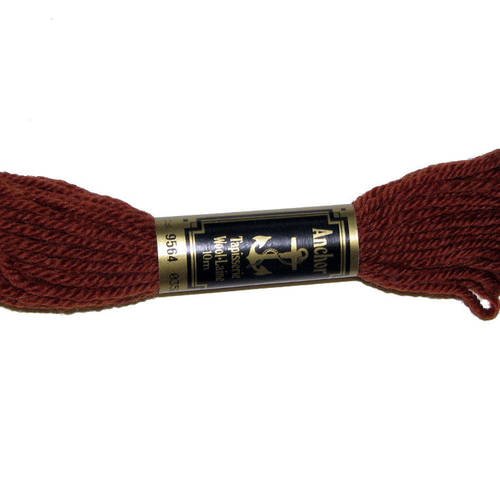 Laine anchor n°9564, échevette de laine pour la confection de tapisseries. 