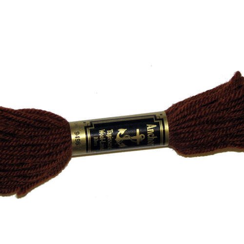 Laine anchor n°9496, échevette de laine pour la confection de tapisseries. 