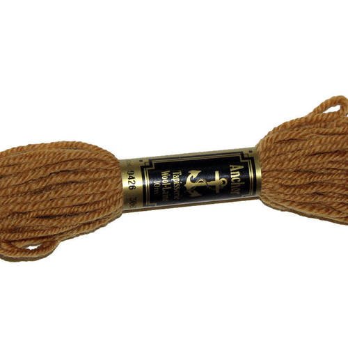 Laine anchor n°9426, échevette de laine pour la confection de tapisseries. 