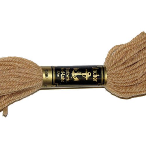 Laine anchor n°9386, 1 échevette de laine pour la confection de tapisseries. 