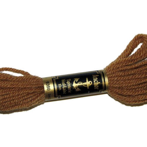 Laine anchor n°9390, 1 échevette de laine pour la confection de tapisseries. 