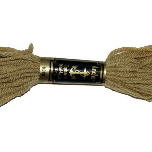 Laine anchor n°9326, 1 échevette de laine pour la confection de tapisseries. 