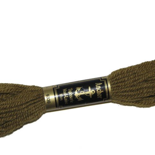 Laine anchor n°9330, 1 échevette de laine pour la confection de tapisseries. 