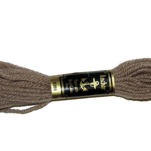 Laine anchor n°9366, 1 échevette de laine pour la confection de tapisseries. 