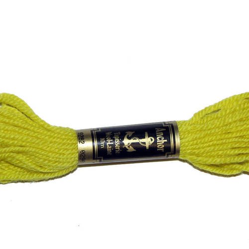 Laine anchor n°9282, 1 échevette de laine pour la confection de tapisseries. 