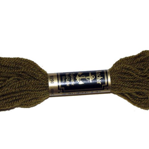 Laine anchor n°9290, 1 échevette de laine pour la confection de tapisseries. 