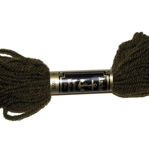 Laine anchor n°9220, 1 échevette de laine pour la confection de tapisseries. 