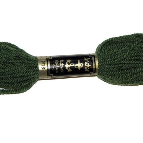 Laine anchor n°9178, 1 échevette de laine pour la confection de tapisseries. 