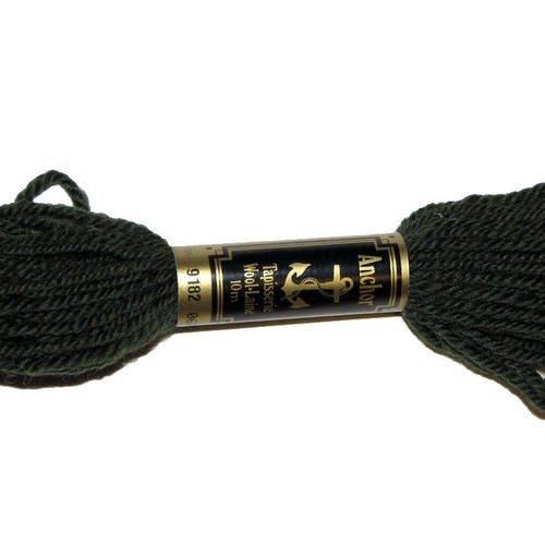 Laine anchor n°9182, 1 échevette de laine pour la confection de tapisseries. 