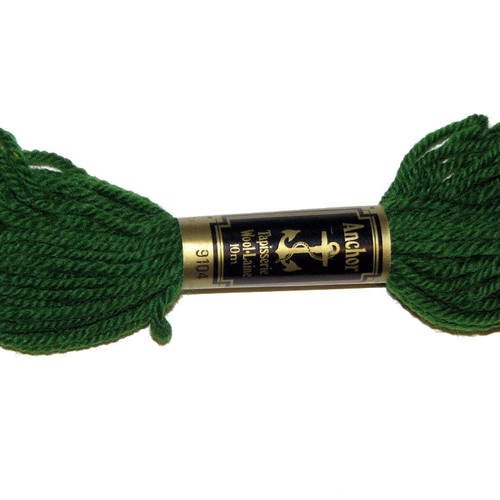 Laine anchor n°9104, 1 échevette de laine pour la confection de tapisseries. 