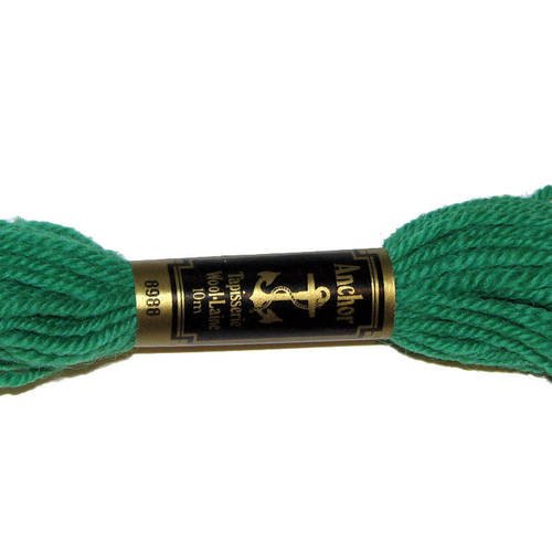 Laine anchor n°8988, 1 échevette de laine pour la confection de tapisseries. 