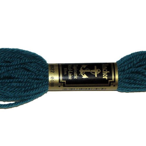 Laine anchor n°8922, 1 échevette de laine pour la confection de tapisseries. 
