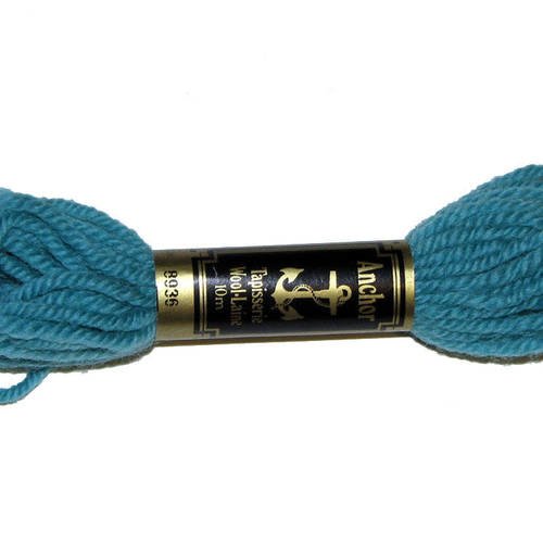 Laine anchor n°8936, 1 échevette de laine pour la confection de tapisseries. 