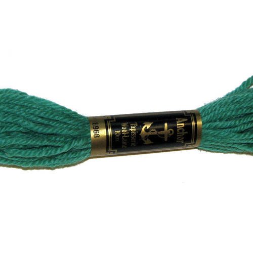 Laine anchor n°8968, 1 échevette de laine pour la confection de tapisseries. 