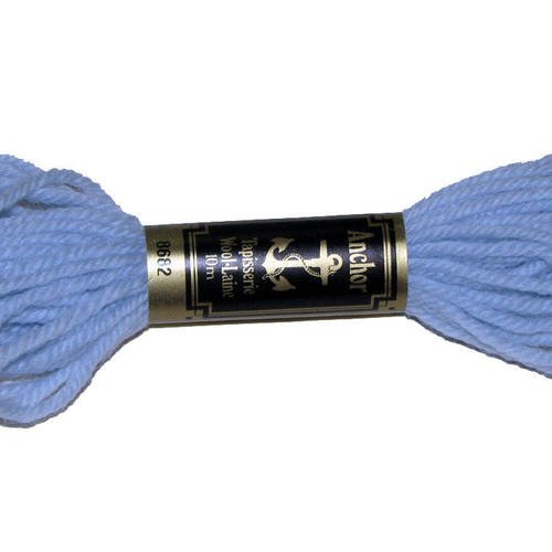 Laine anchor n°8682, 1 échevette de laine pour la confection de tapisseries. 