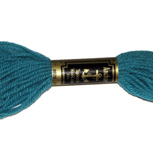 Laine anchor n°8920, 1 échevette de laine pour la confection de tapisseries. 