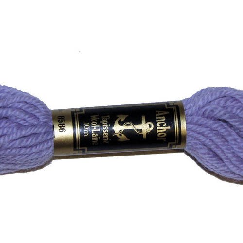 Laine anchor n°8586, 1 échevette de laine pour la confection de tapisseries. 