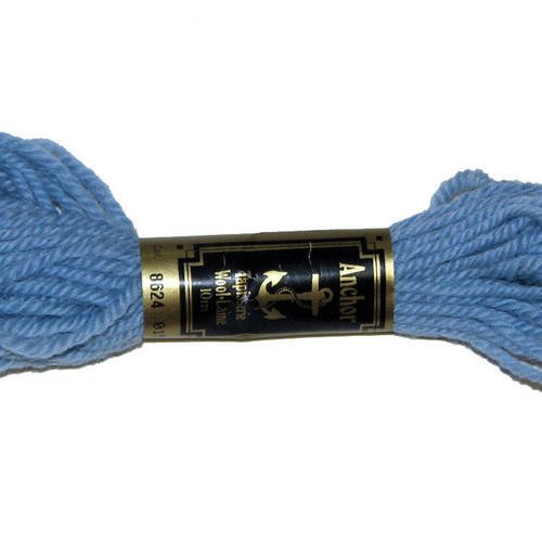 Laine anchor n°8624, 1 échevette de laine pour la confection de tapisseries. 