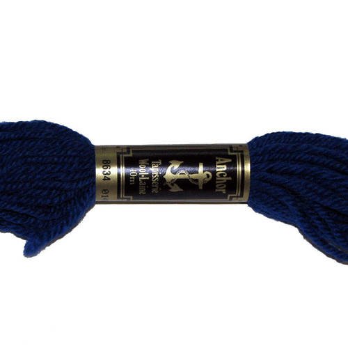 Laine anchor n°8634, 1 échevette de laine pour la confection de tapisseries. 