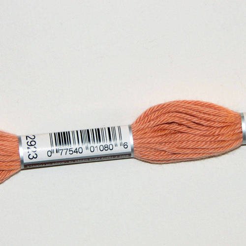 Dmc n°2923, échevette de coton marron rose pour tapisserie et canevas