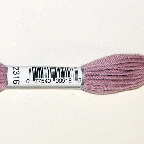 Dmc n°2316, échevette de coton rose pour tapisserie et canevas