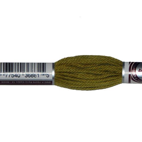 Dmc n°2143, échevette de coton jaune pour tapisserie et canevas 