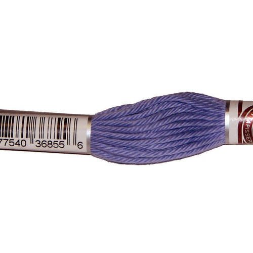 Dmc n°2117, échevette de coton violet pour tapisserie et canevas 