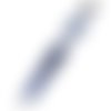 Stylo pour perles avec kashmiri perle 15cm - bleu foncé